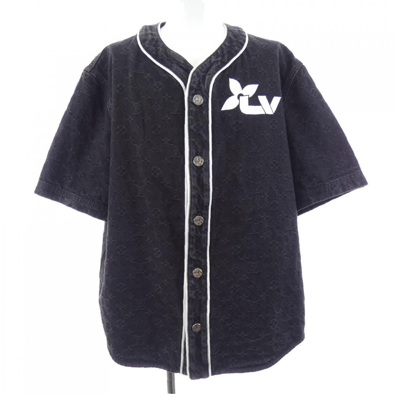 ルイヴィトン LOUIS VUITTON モノグラムショートスリーブデニムシャツ HPS12WUZD S/Sシャツ