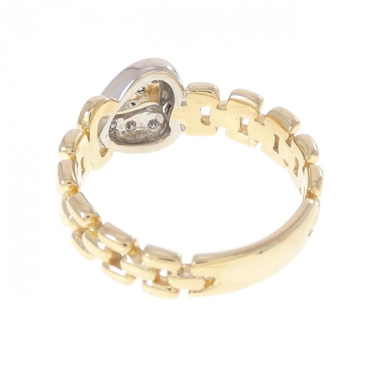 750YG/750WG ダイヤモンド リング 0.10CT