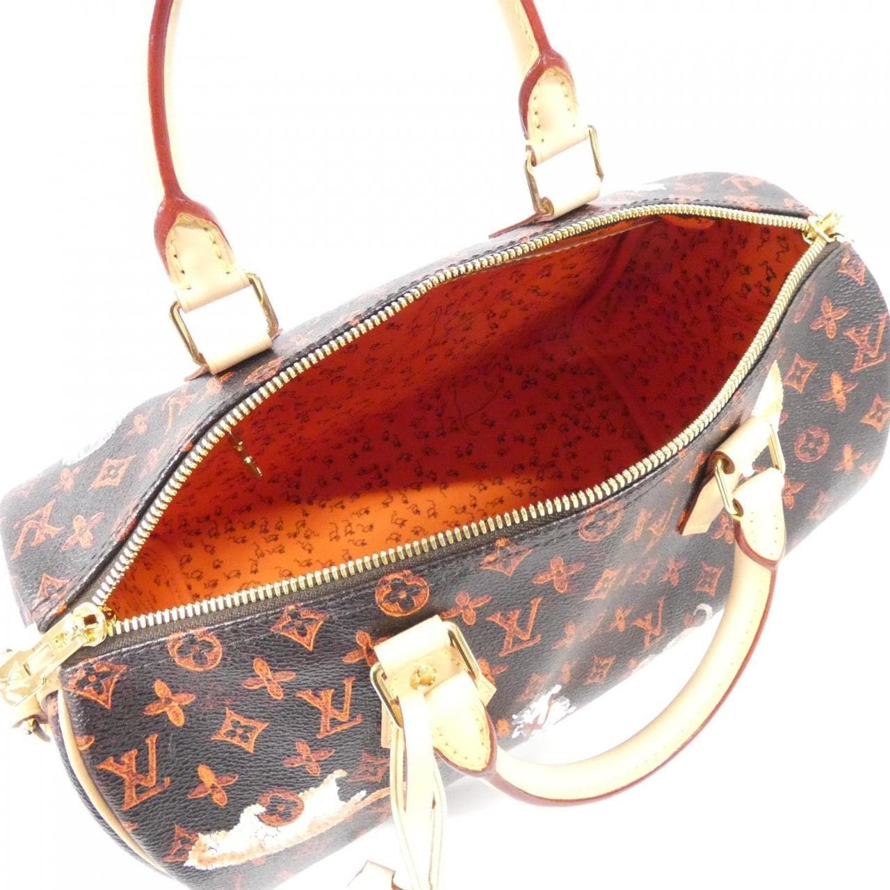 ルイヴィトン キャットグラム スピーディ バンドリエール 30cm M44401 ボストンバッグ