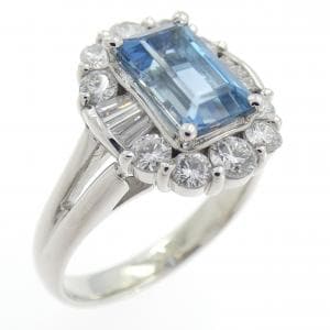 PT900 アクアマリン リング 1.17CT