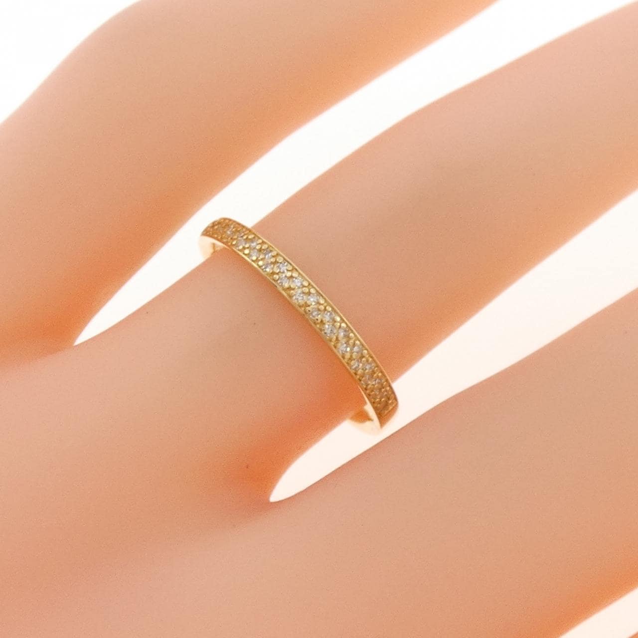 アガット ダイヤモンド リング 0.05CT