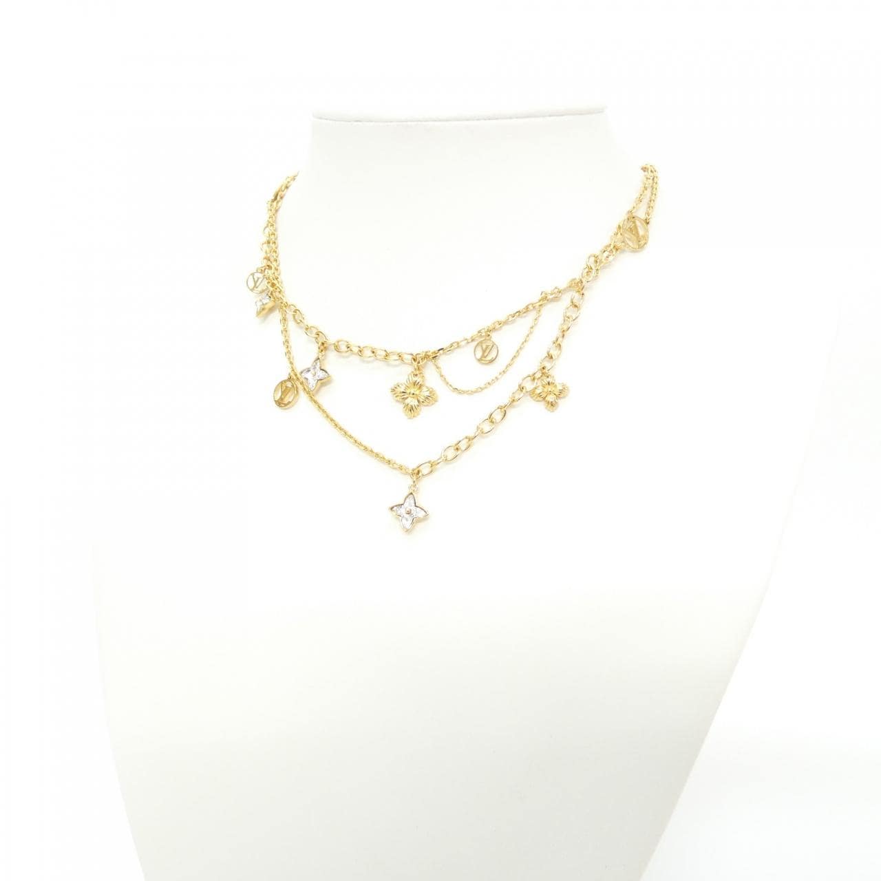 ルイヴィトン コリエ ブルーミング ストラス M68374 ネックレス