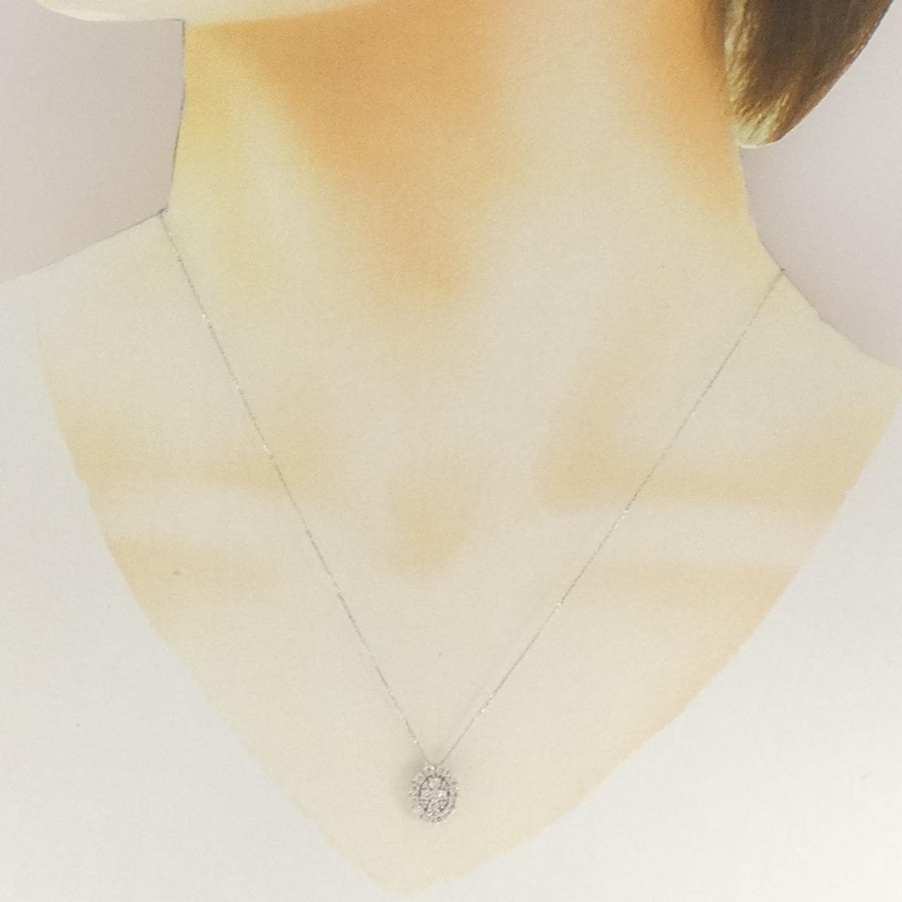 PT950/PT850 ダイヤモンド ネックレス 0.40CT