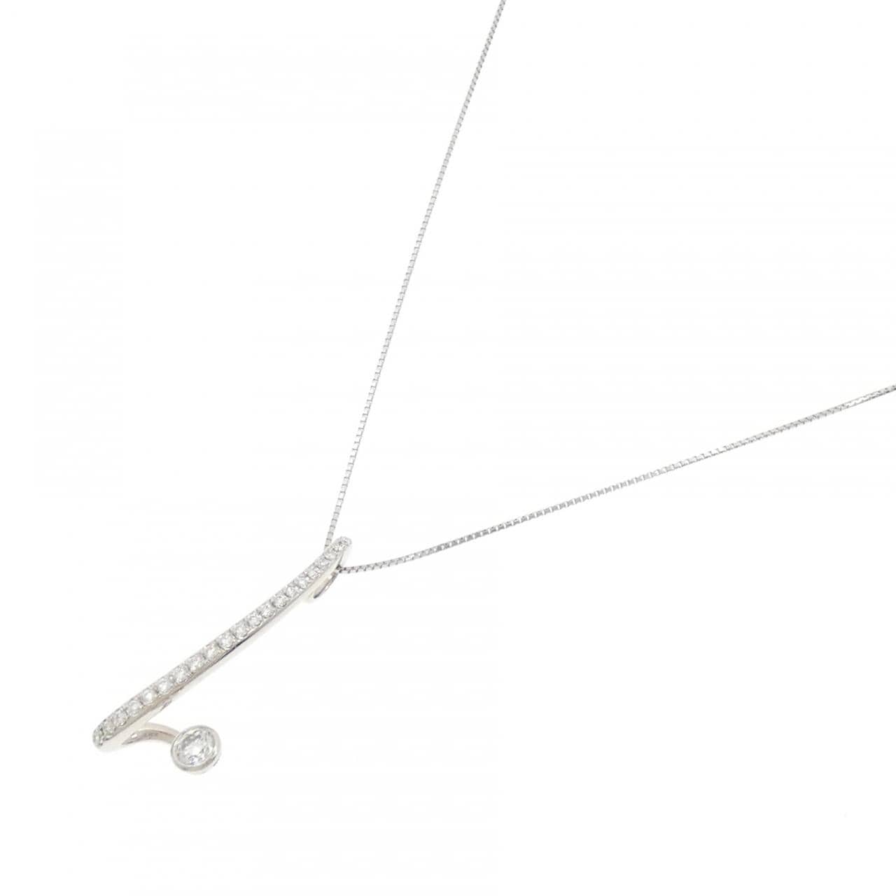 PT900/PT850 ダイヤモンド ネックレス 0.33CT