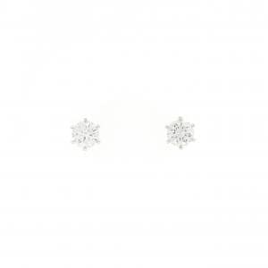 【リメイク】PT900/ST ダイヤモンド ピアス 0.311CT 0.312CT D VVS2 VG