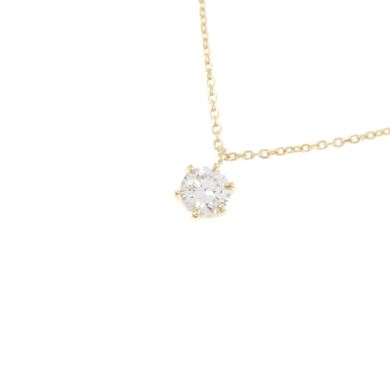 K18YG ダイヤモンド ネックレス 0.253CT G SI1 VG