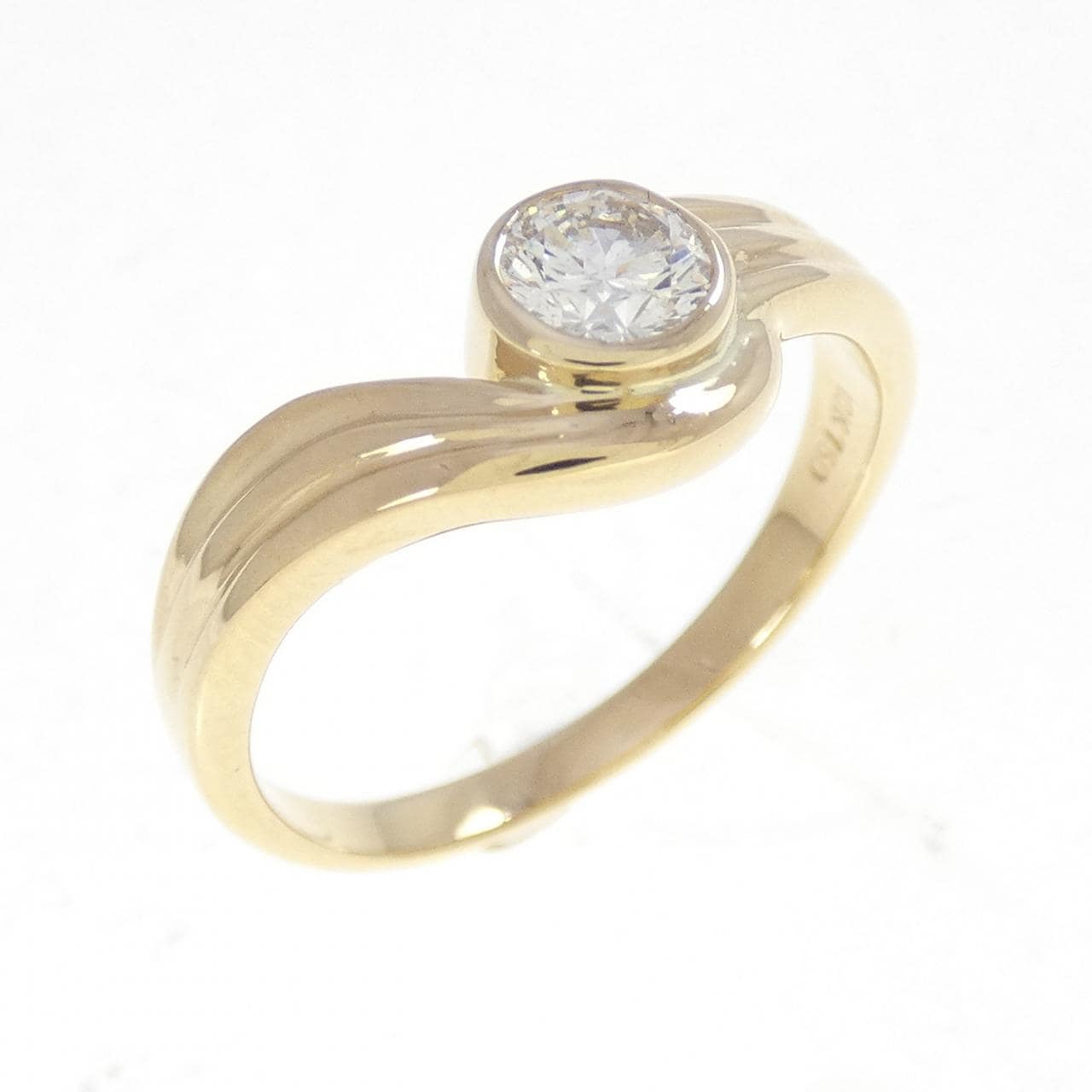 750YG ダイヤモンド リング