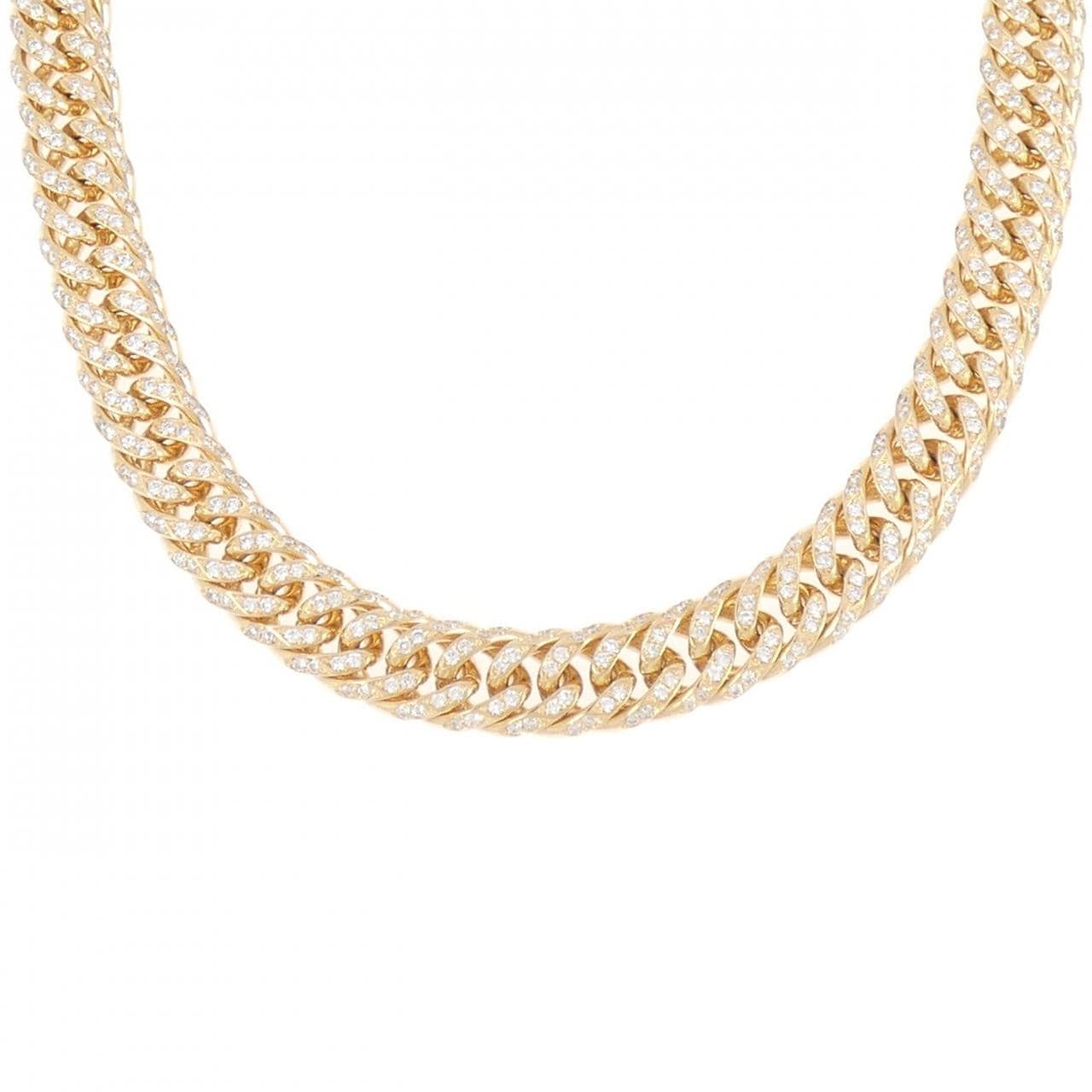 K18YG ダイヤモンド キヘイ ネックレス 5.40CT 50cm