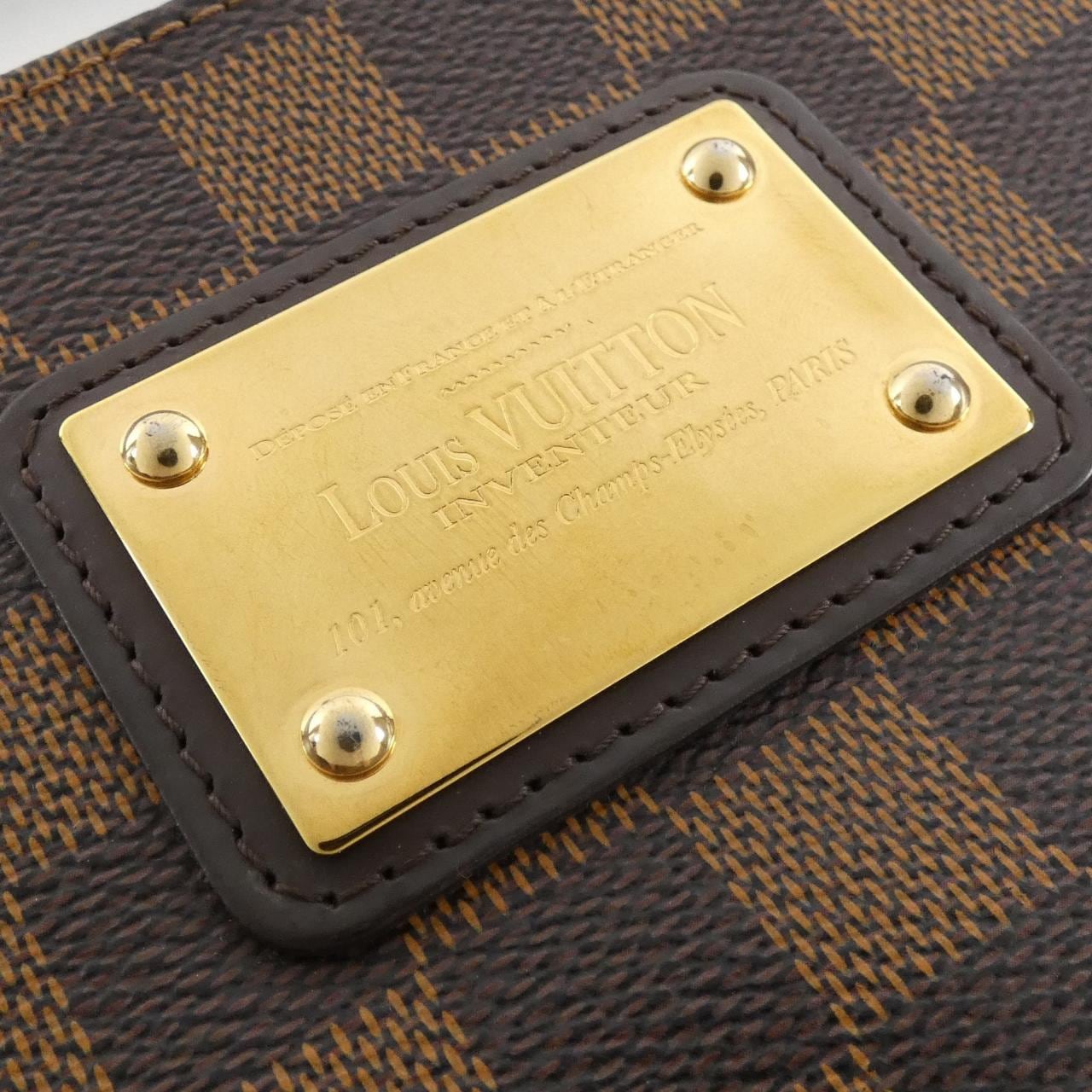 ルイヴィトン ダミエ エヴァ N55213 ショルダーバッグ