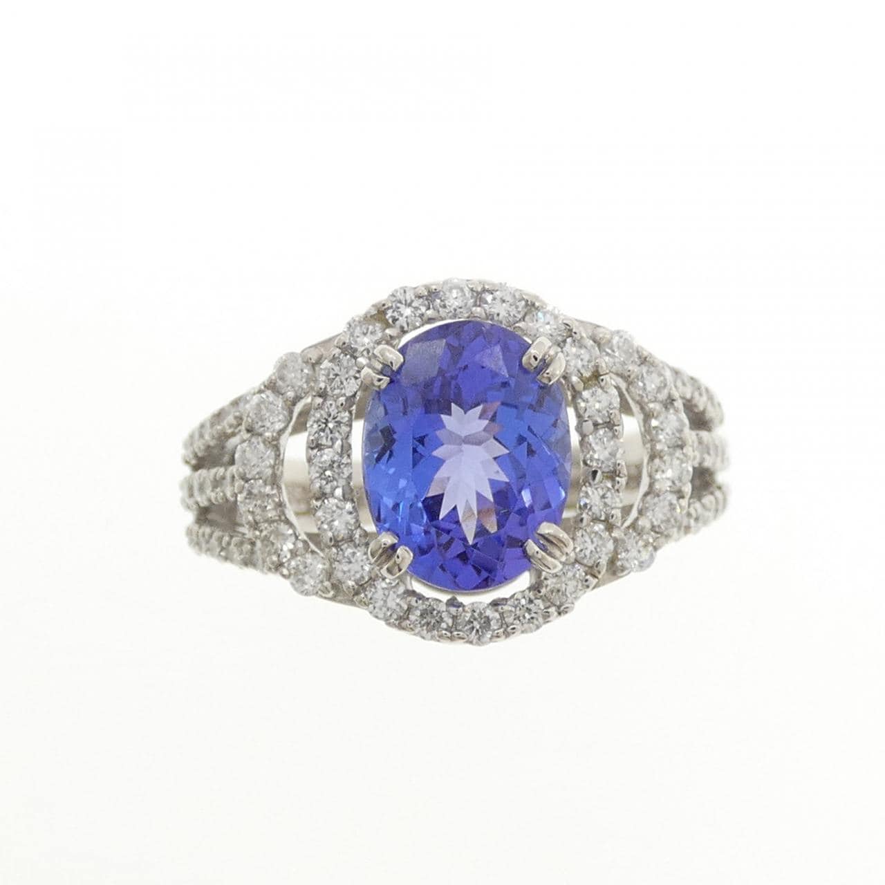 PT900 タンザナイト リング 1.82CT