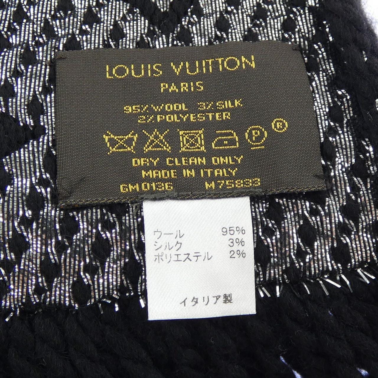 ルイヴィトン LOUIS VUITTON ロゴマニア M75833 MUFFLER