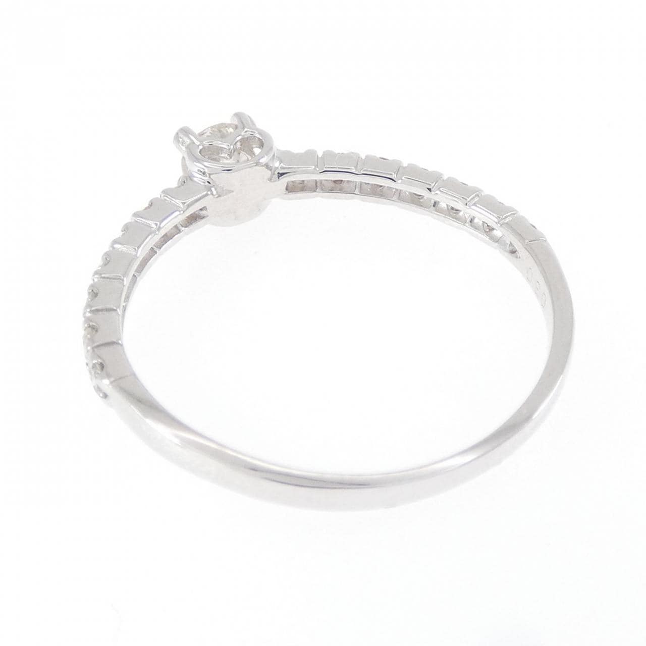 K18WG ダイヤモンド リング 0.30CT