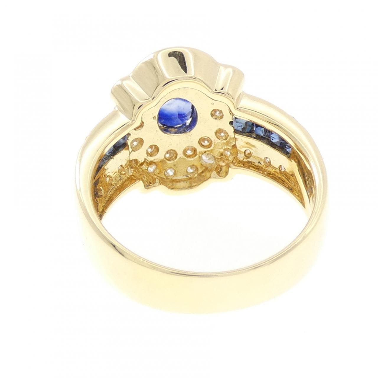 K18YG サファイヤ リング 0.92CT