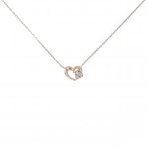 4゜C ハート ダイヤモンド ネックレス