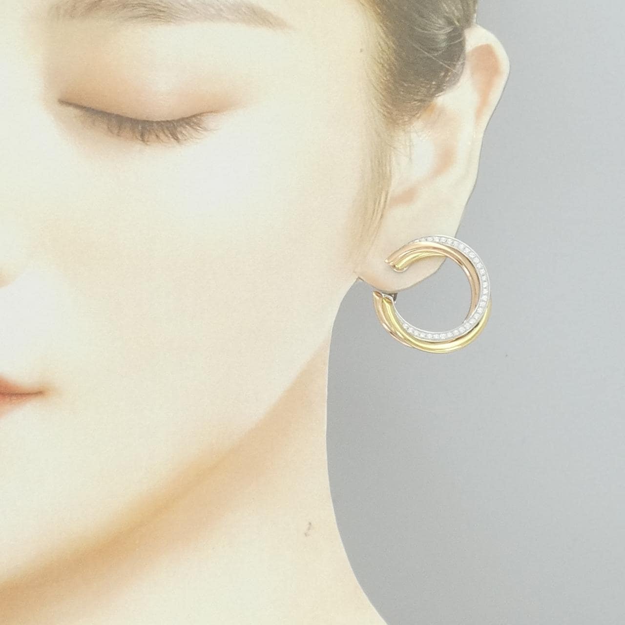 カルティエ トリニティ ピアス