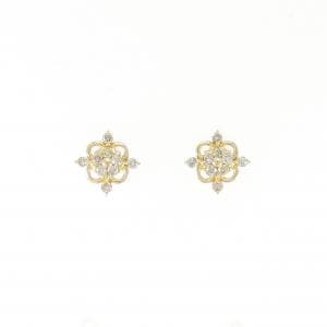 K18YG钻石耳环0.20CT