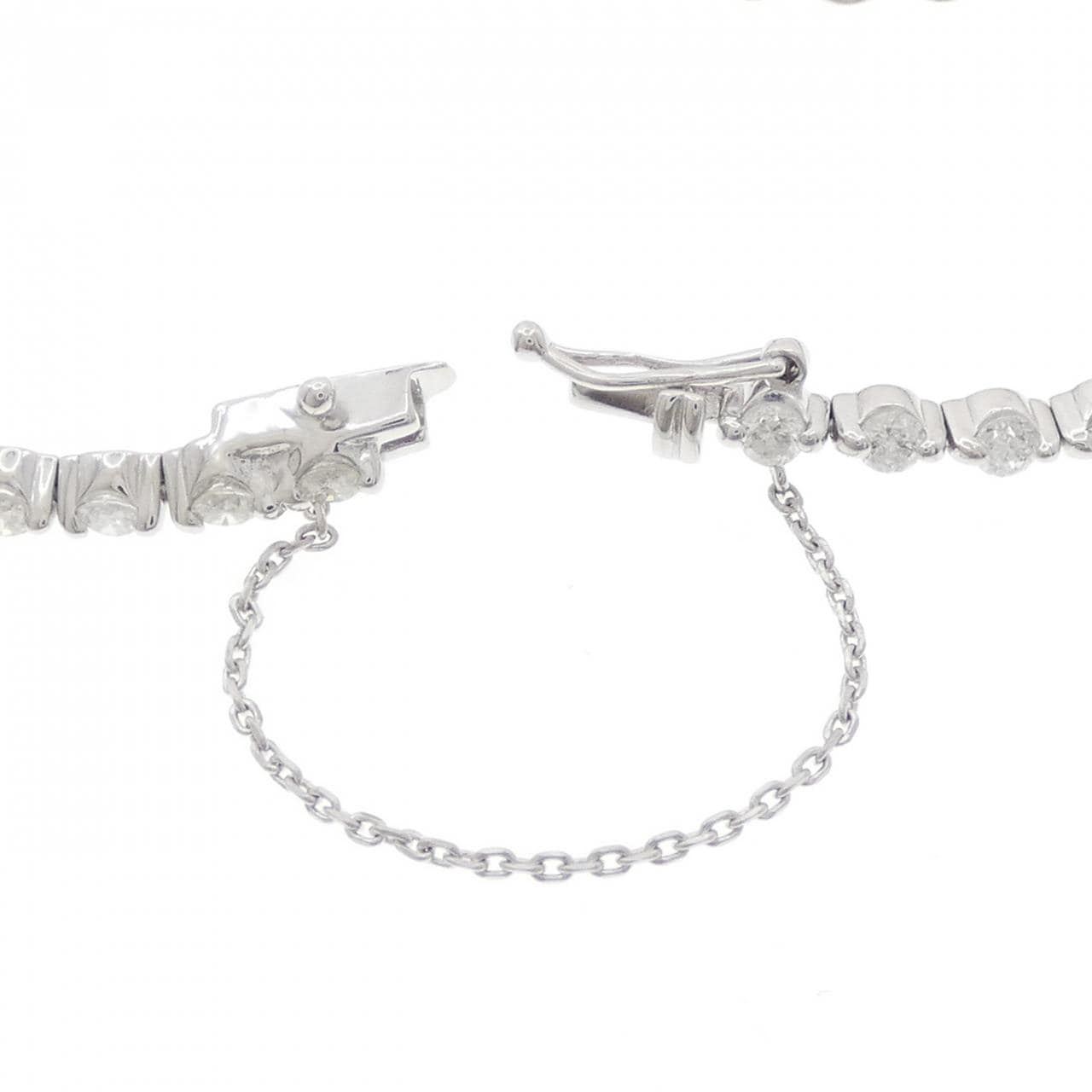 K18WG ダイヤモンド ブレスレット 2.65CT
