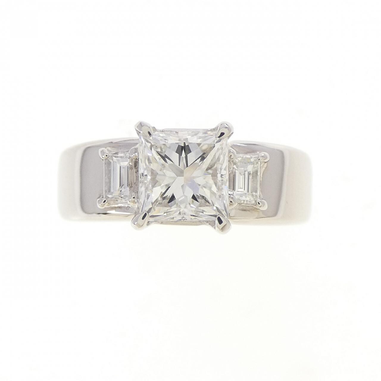 PT900 ダイヤモンド リング 1.267CT G VVS2 ファンシーカット