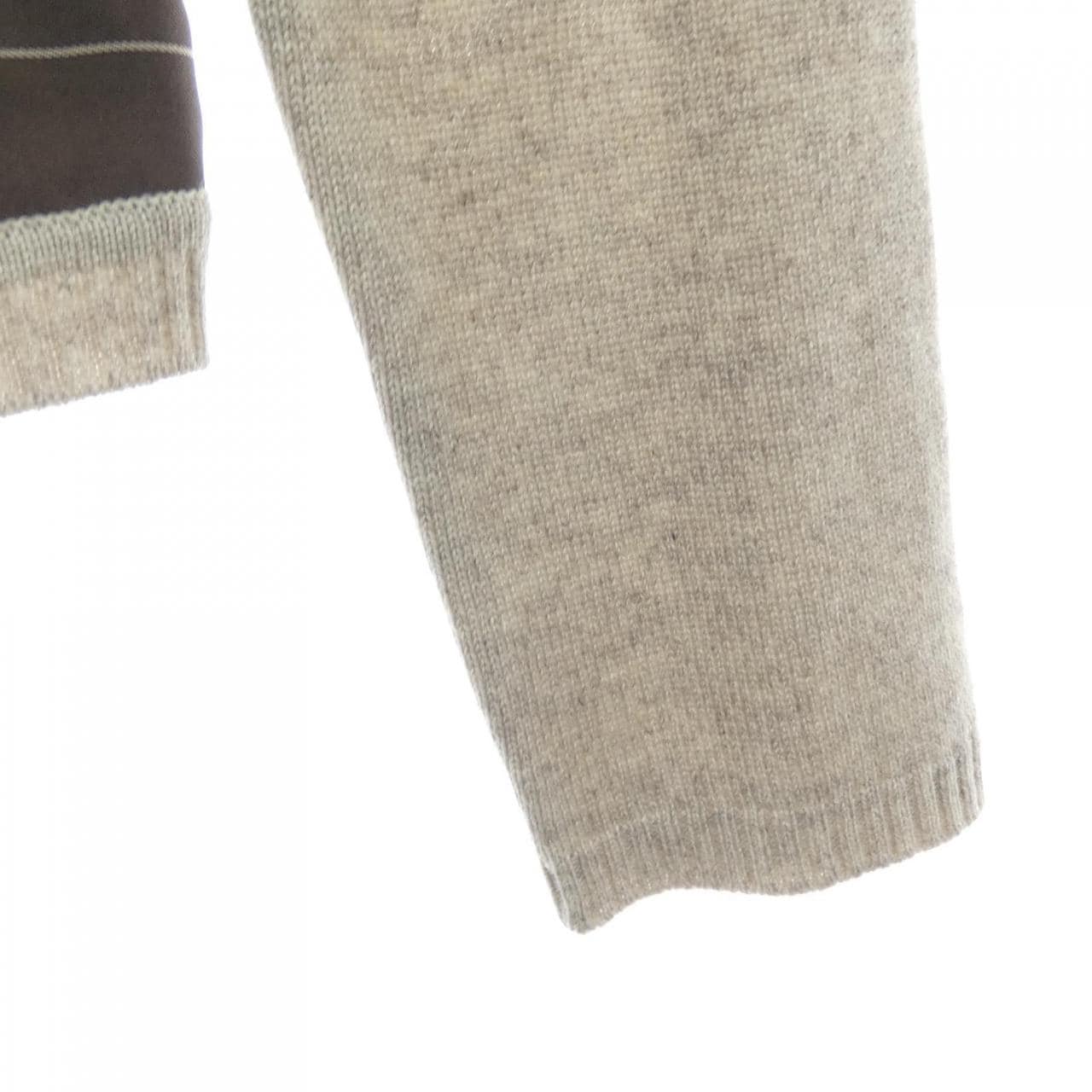 【ヴィンテージ】エルメス HERMES EXーLIBRIS ツイルレーヌ. カーディガン