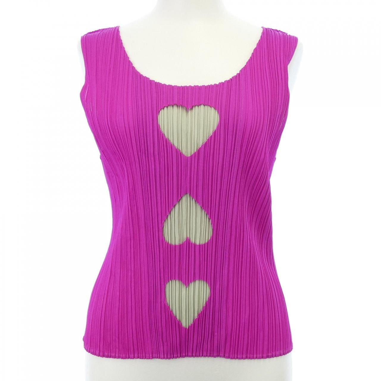 【ヴィンテージ】プリーツプリーズ PLEATS PLEASE 2006 ハート PP64-JK251 トップス