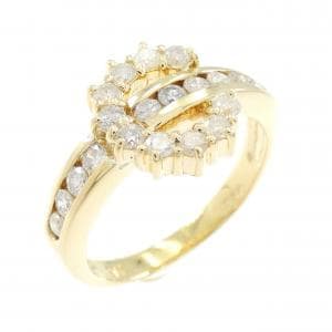 K18YG ダイヤモンド リング 0.50CT