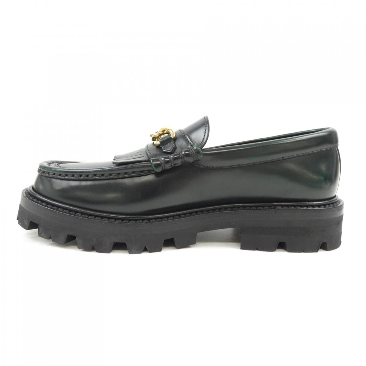 セリーヌ CELINE トリオンフチェーン付CELINEマーガレットローファー 344893602C シューズ