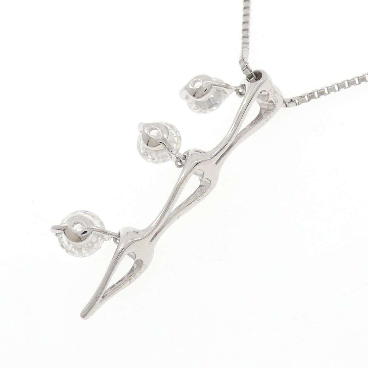 PT900/PT850 ダイヤモンド ネックレス 1.638CT