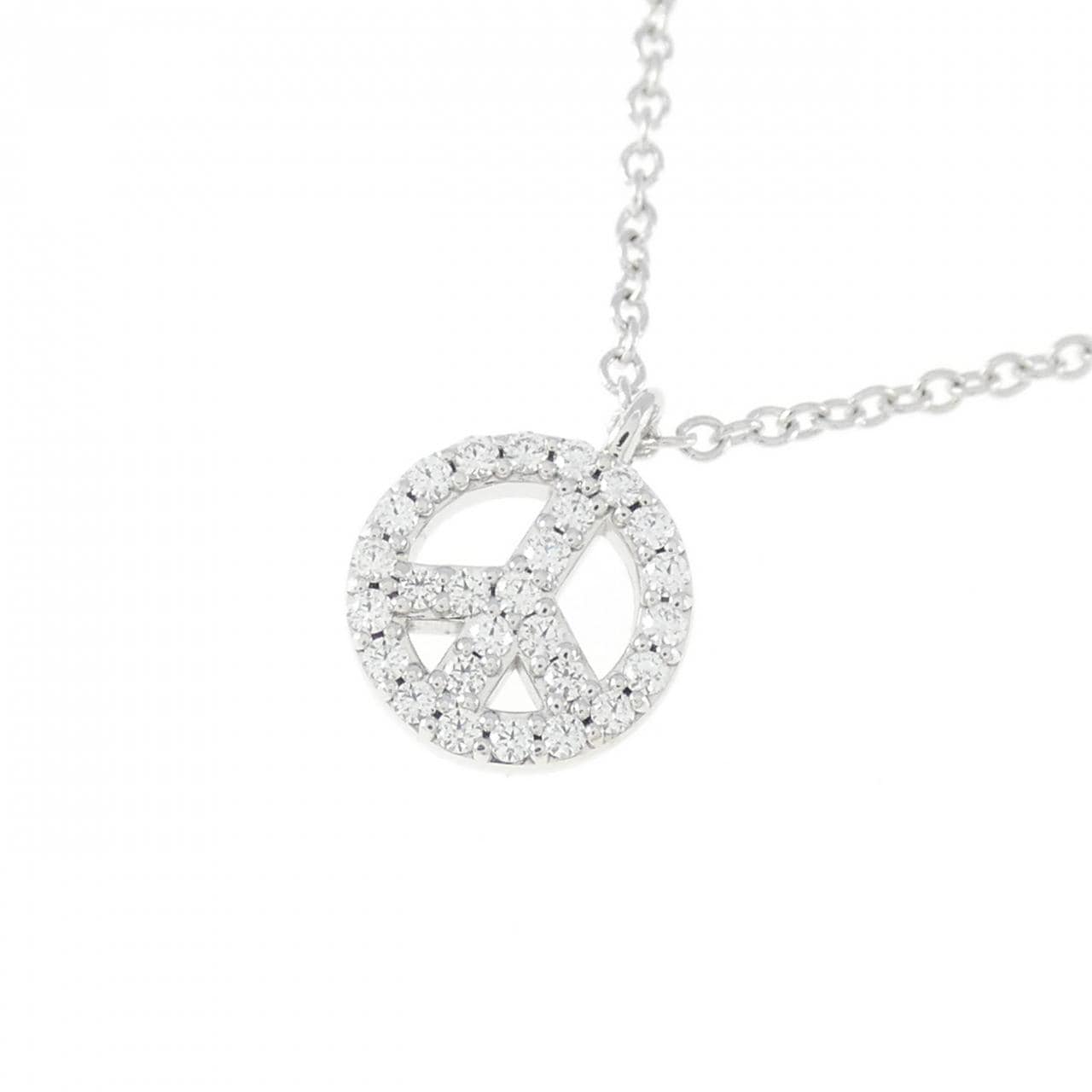 TIFFANY Metro Peace Sign Mini Necklace