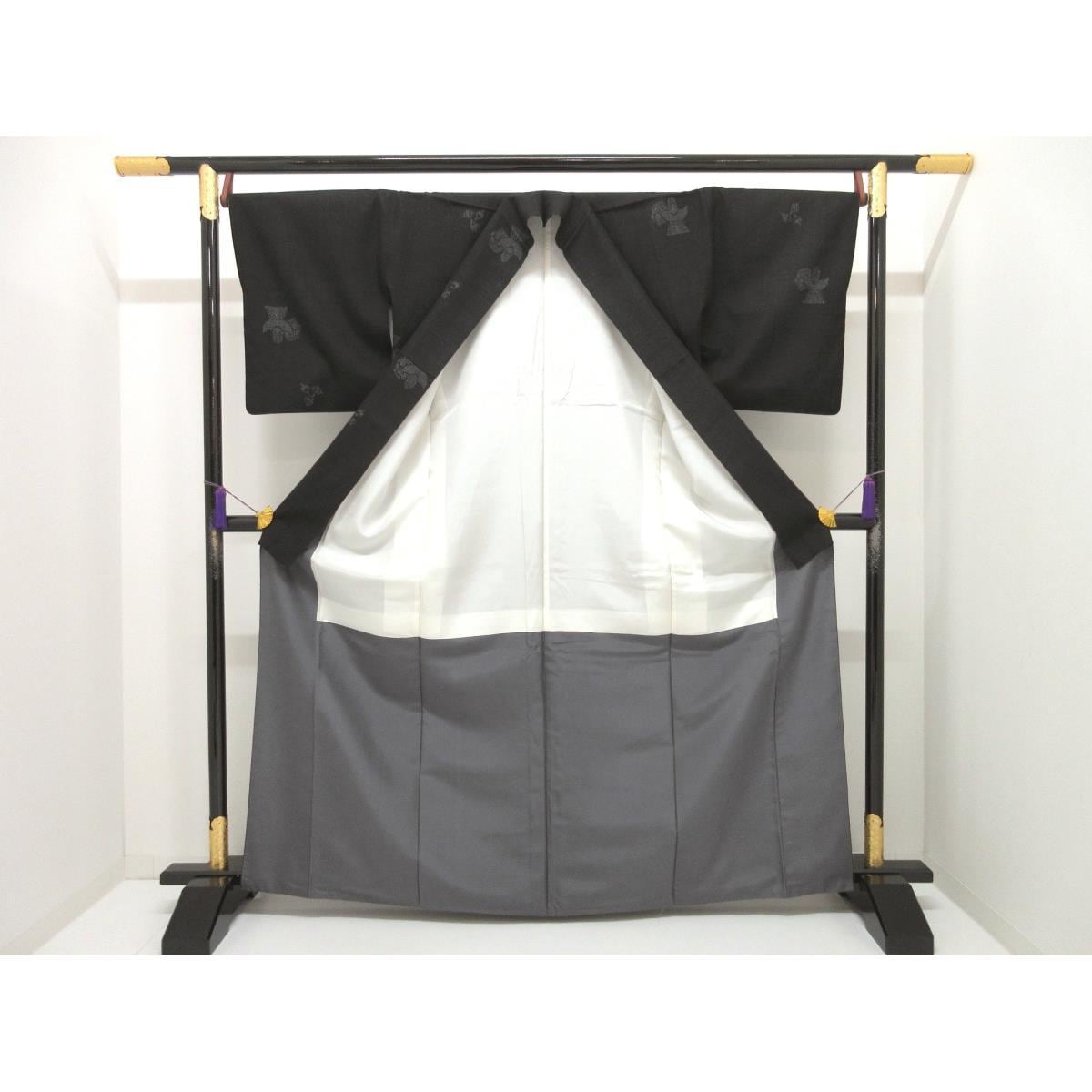 紬　１００山　証紙付【本場結城紬】