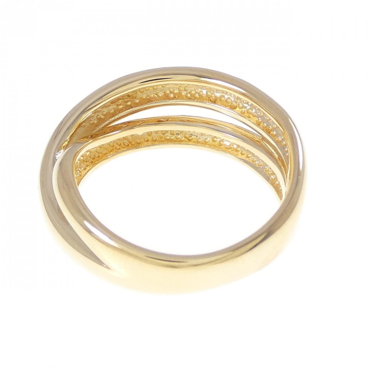 K18YG ダイヤモンド リング 0.07CT