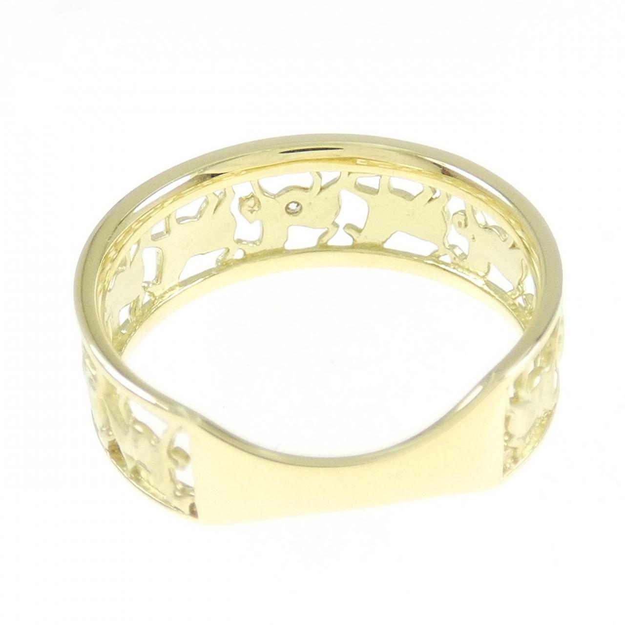【新品】K18YG ダイヤモンド リング 0.01CT