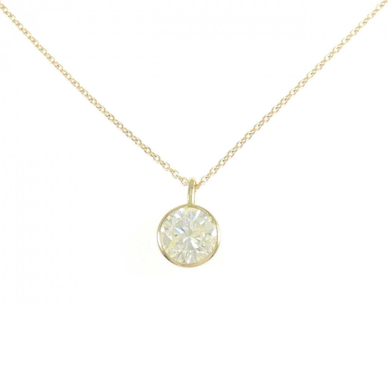 【リメイク】K18YG ダイヤモンド ネックレス 2.023CT LY I1 Good