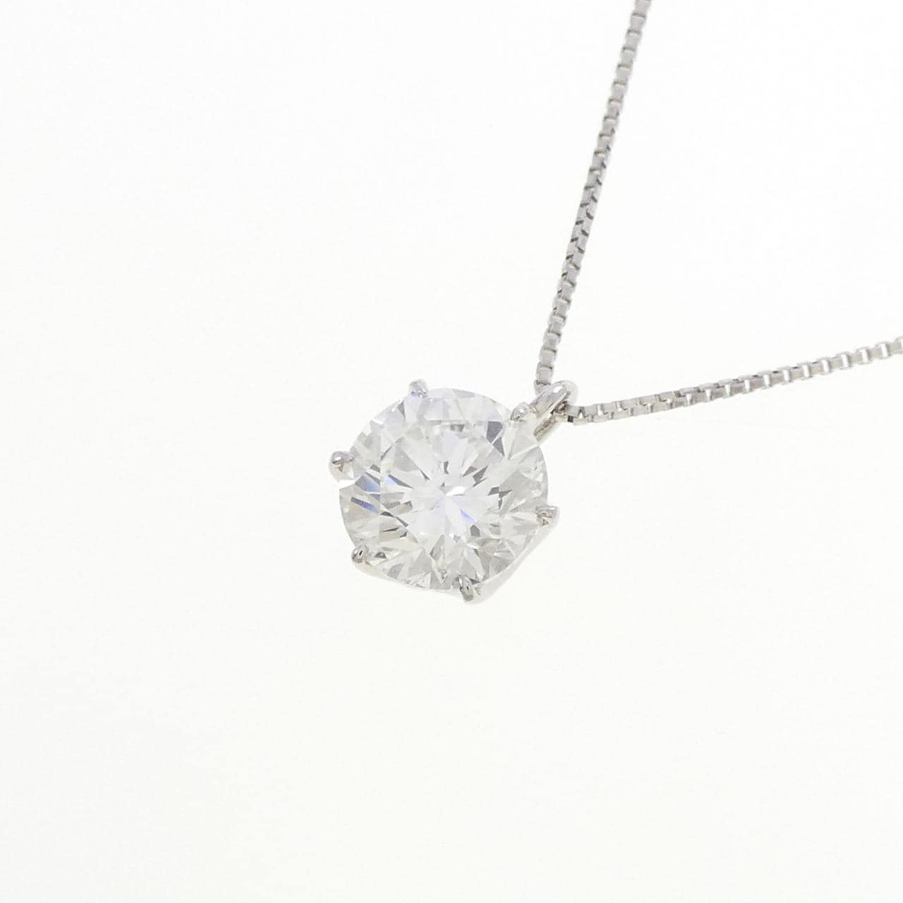 PT/PT850 ダイヤモンド ネックレス 1.168CT G SI1 Fair