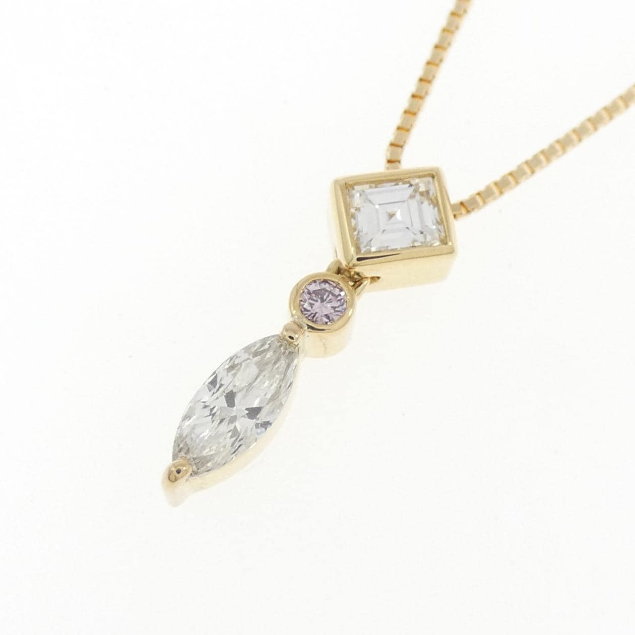 K18YG ダイヤモンド ネックレス 0.40CT