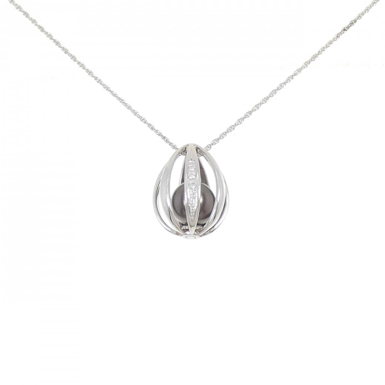 Tasaki Black Pearl Necklace 9.5mm