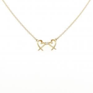 ティファニー ダブルラビングハート ネックレス
