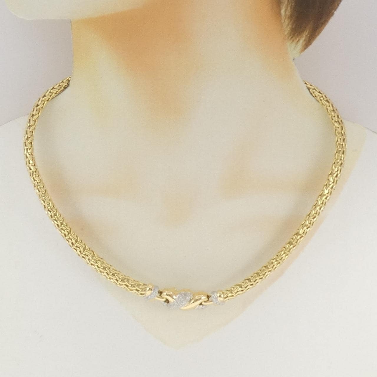 石川暢子 ダイヤモンド ネックレス 0.32CT