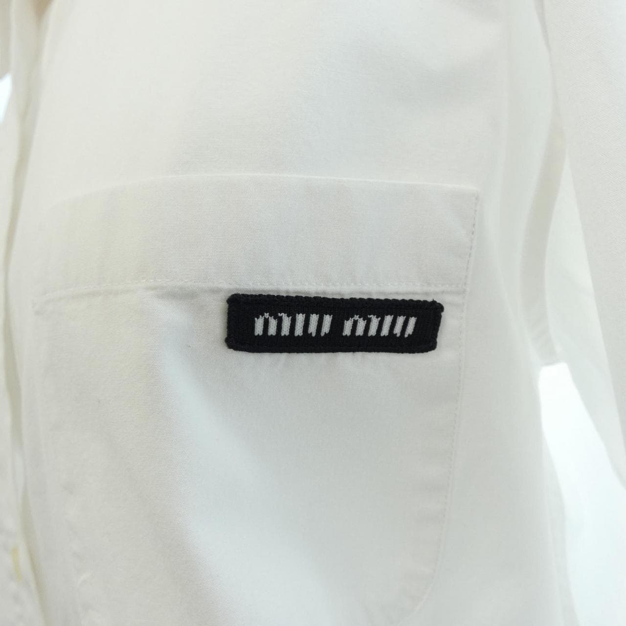 ミュウミュウ MIU MIU MIU MIU ロゴ DNA067 10RG シャツ