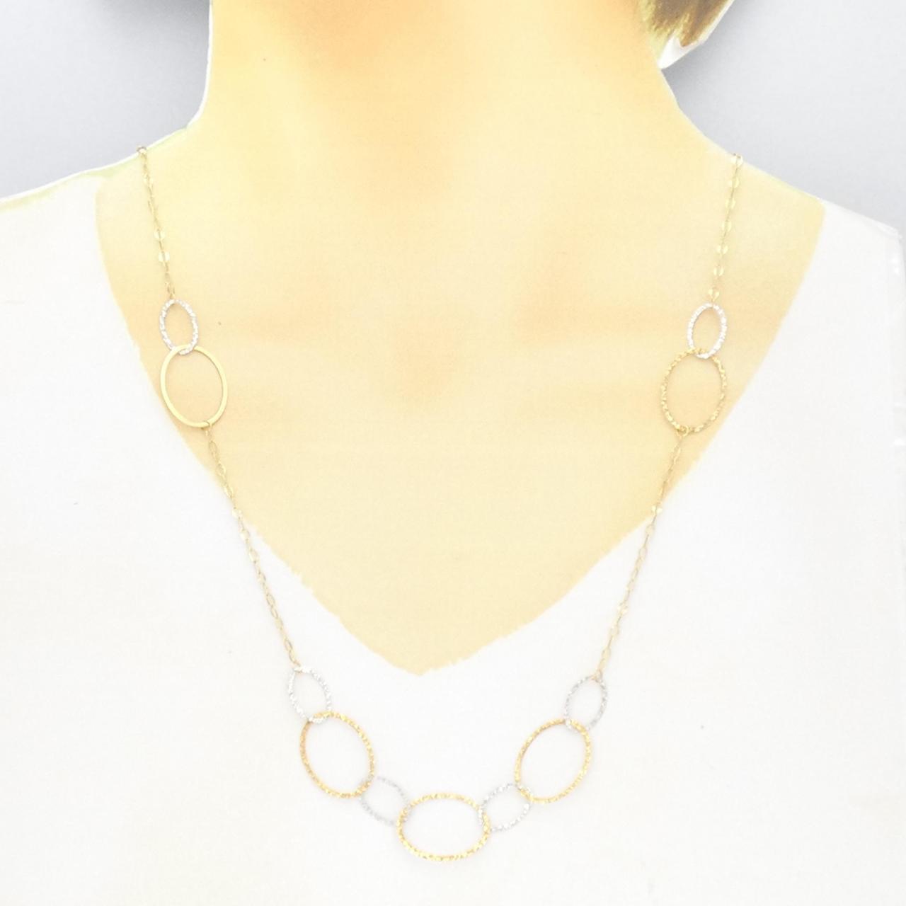 K18YG/K18WG necklace