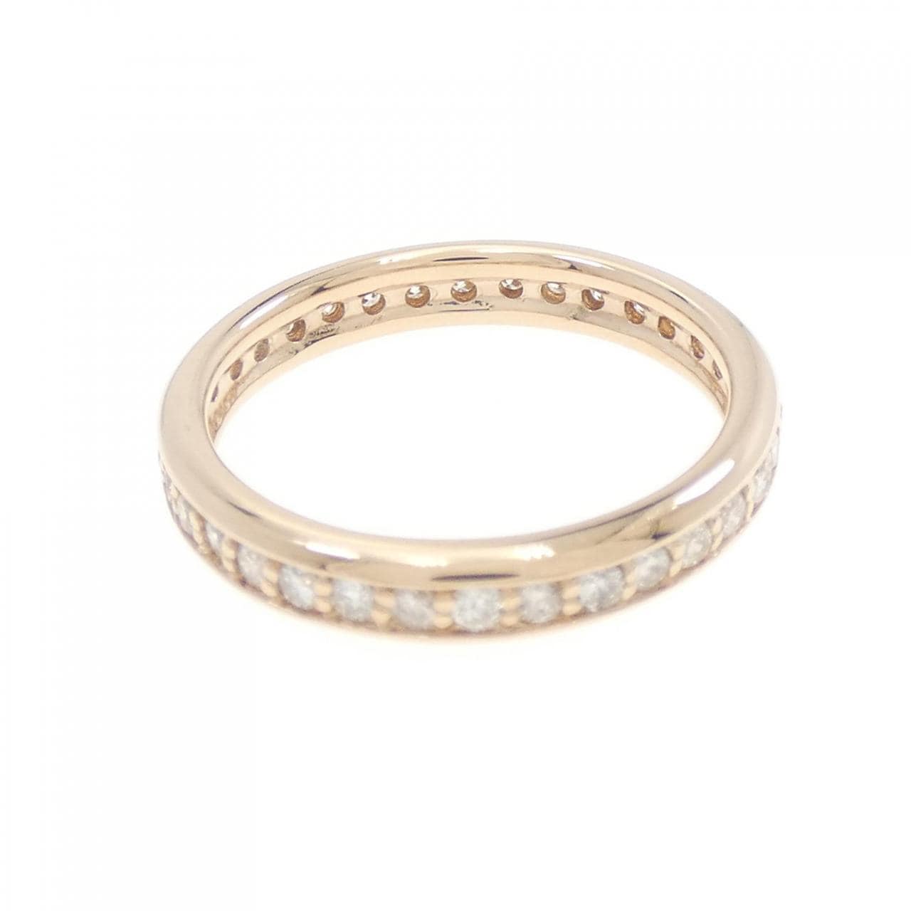 K18PG full eternity Diamond ring 0.50CT