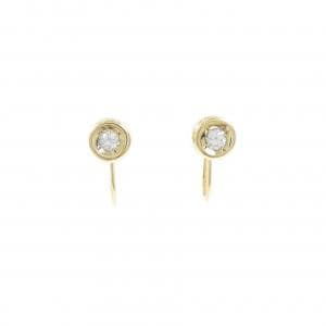 K18YG ダイヤモンド イヤリング 0.16CT