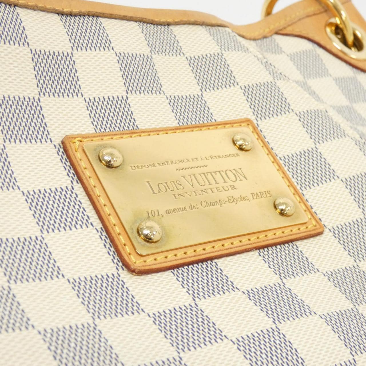 LOUIS VUITTON Damier Azur Galliera PM N55215 單肩包