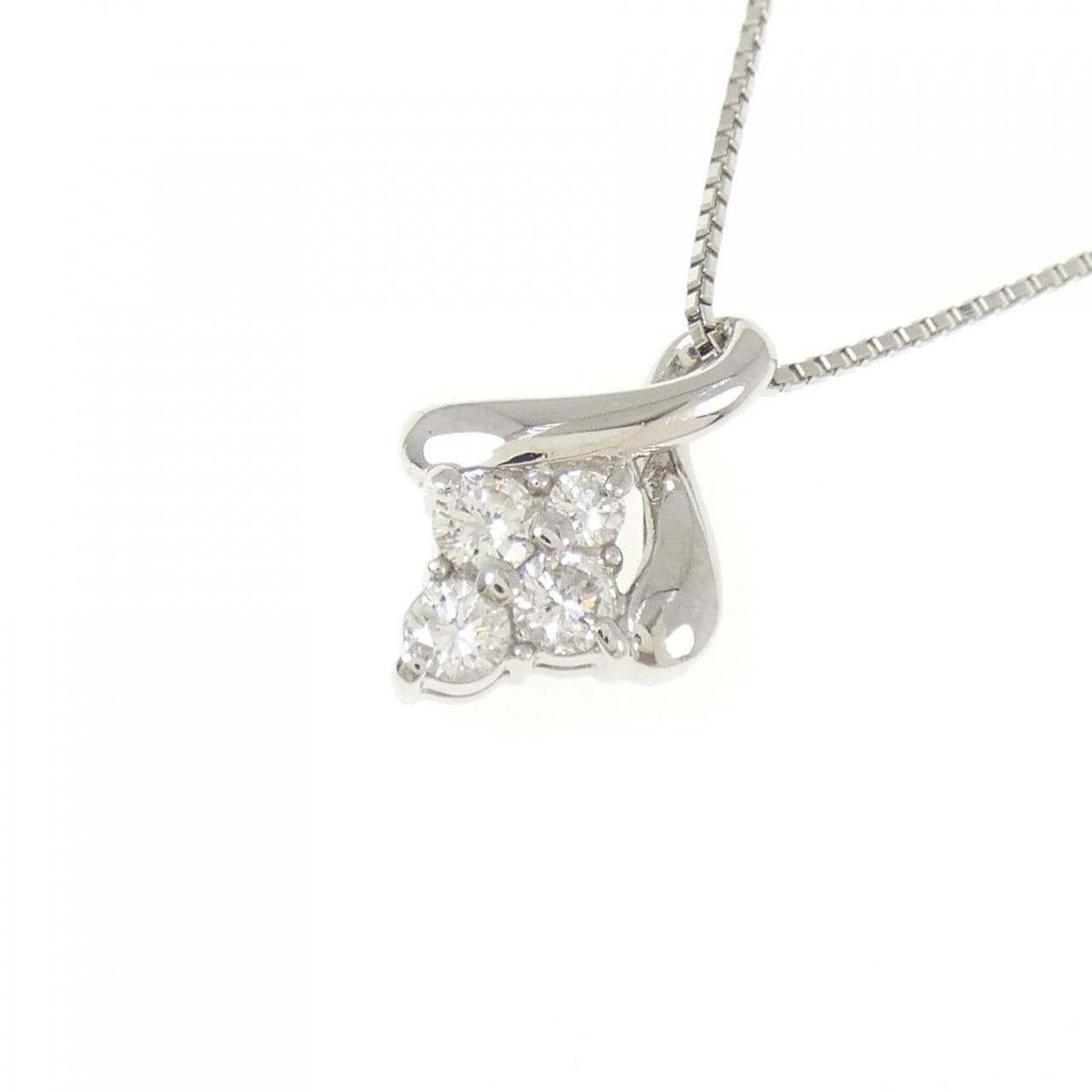 PT900/PT850 ダイヤモンド ネックレス 0.30CT