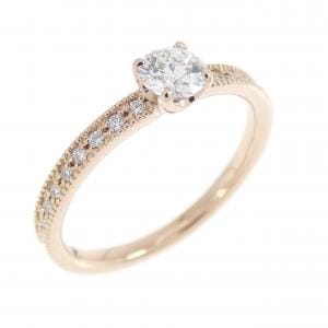 K18PG ダイヤモンド リング 0.220CT