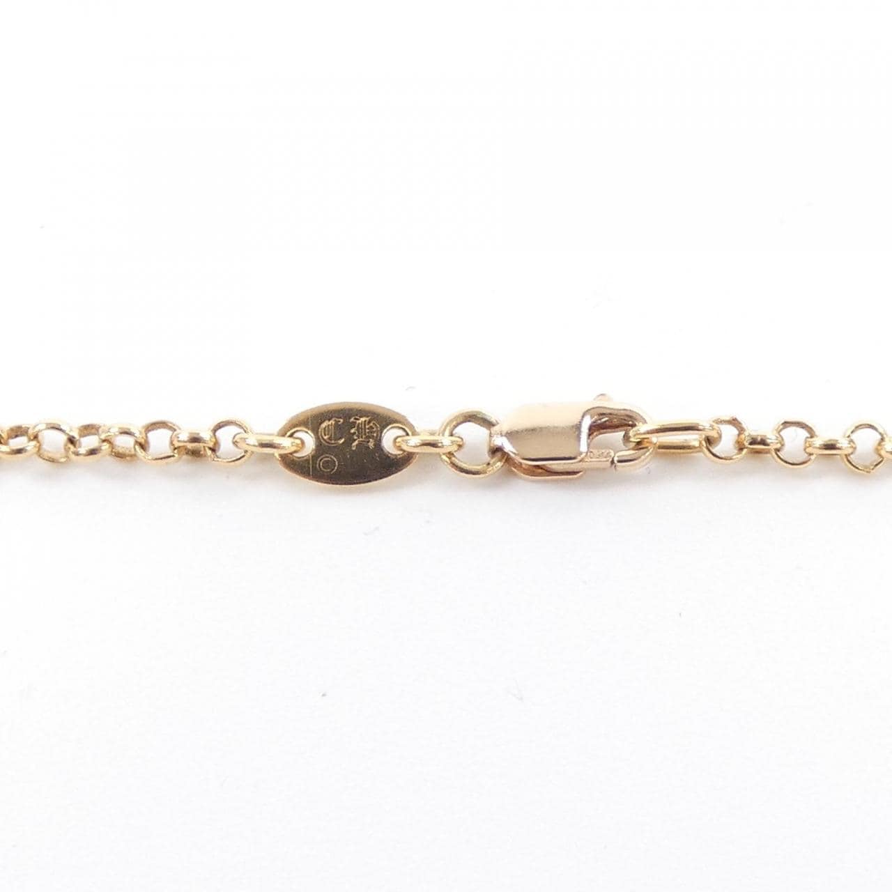クロムハーツ CHROME HEARTS ROLL CHAIN I20 GLD 205014937GLDI20001 NECKLACE