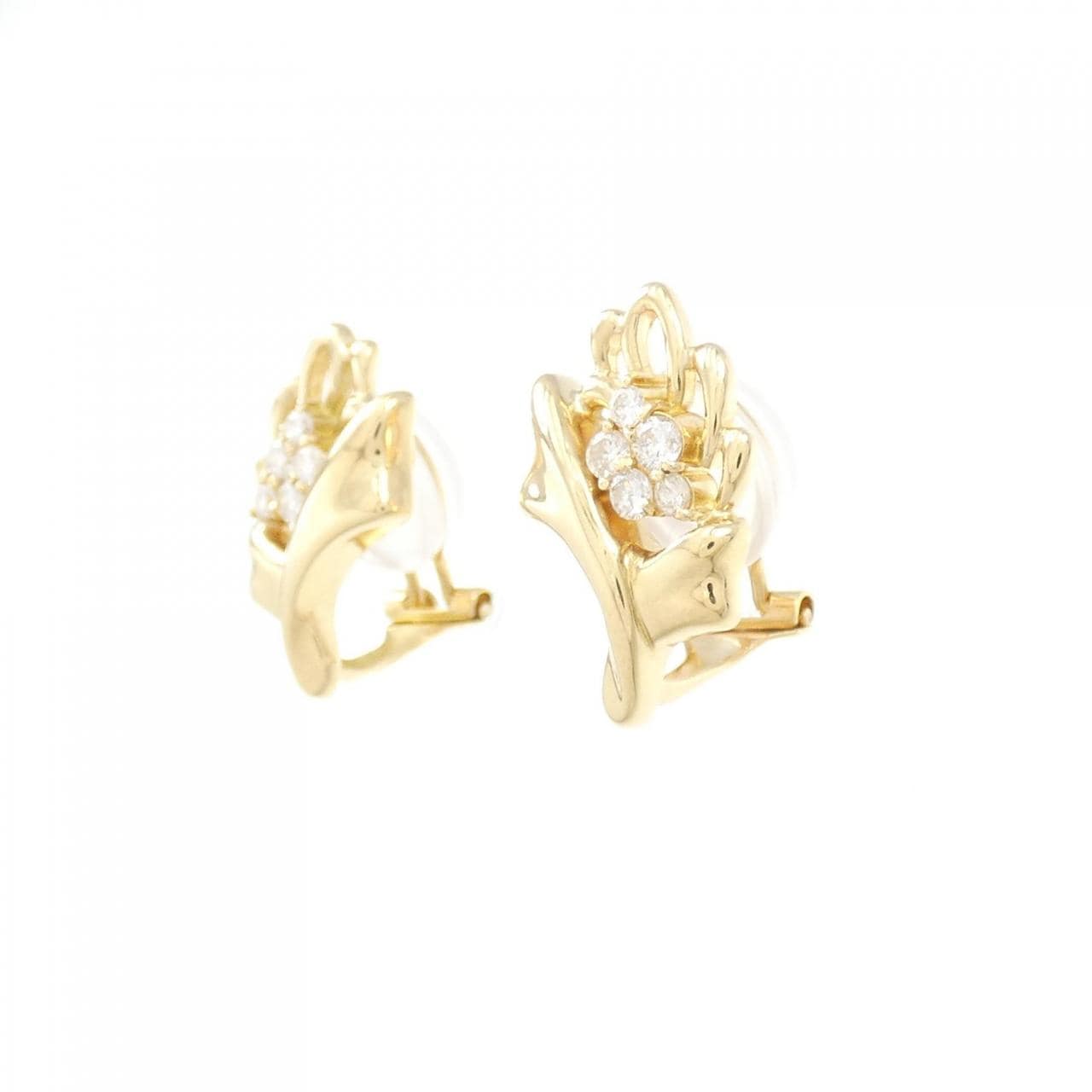 K18YG Diamond earrings 0.32CT