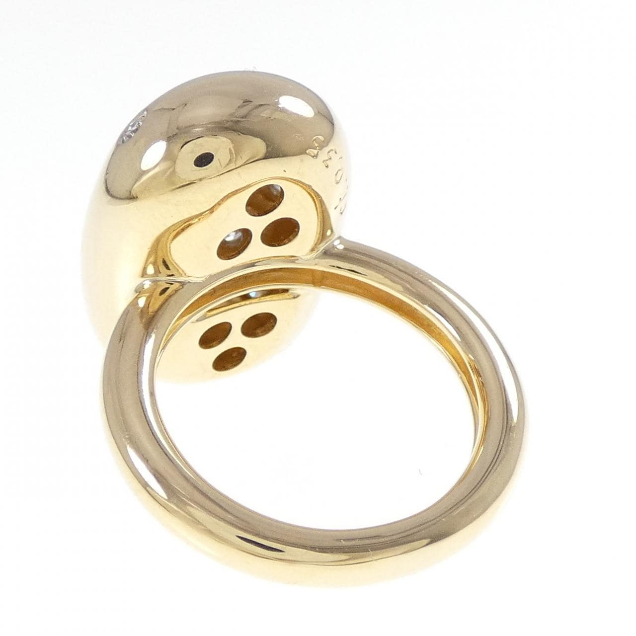 K18YG ダイヤモンド リング 0.35CT