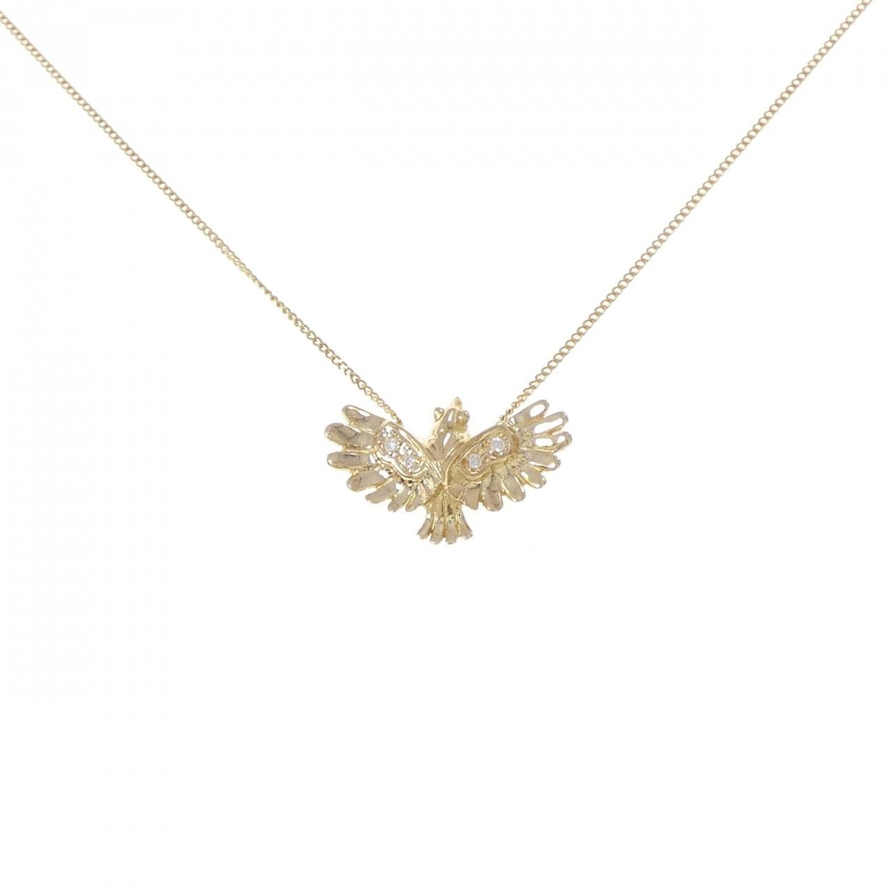 K18YG ダイヤモンド ネックレス 0.04CT