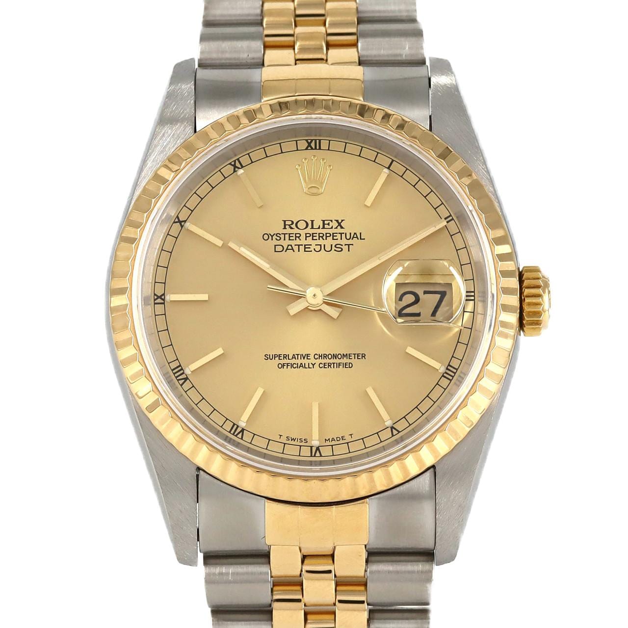 ROLEX Datejust 16233 SSxYG自動上弦T 編號