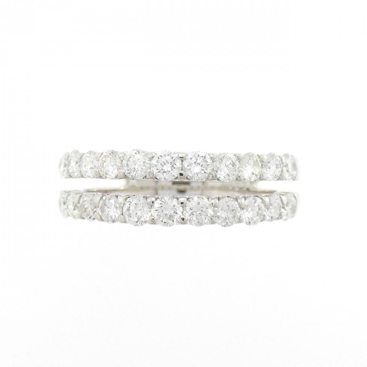 K18WG ダイヤモンド リング 1.00CT